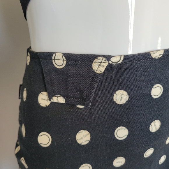 Moschino Jeans Baseball Print Skirt, VGUC, Size 8 - Picture 2 of 9